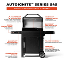 Masterbuilt AutoIgnite Series 545 Digital Charcoal Grill and Smoker-4