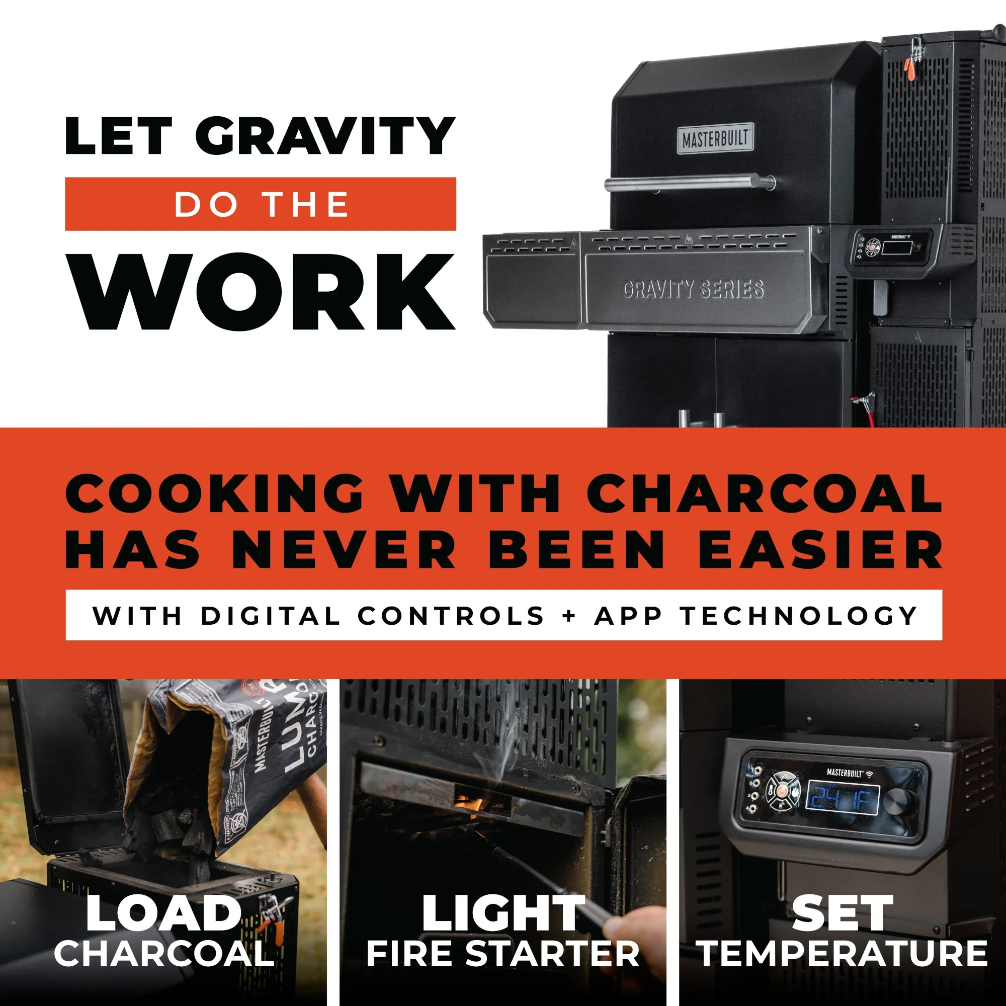 Masterbuilt Gravity Series 1150 Digital Charcoal Grill and Smoker