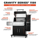 Masterbuilt Gravity Series 1150 Digital Charcoal Grill and Smoker