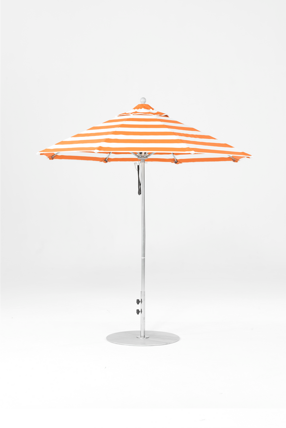 845FM-005 Orange Stripe-Brushed Silver