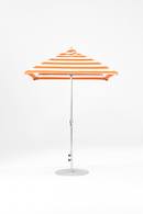 454FMC-SQ-005 Orange Stripe-Brushed Silver
