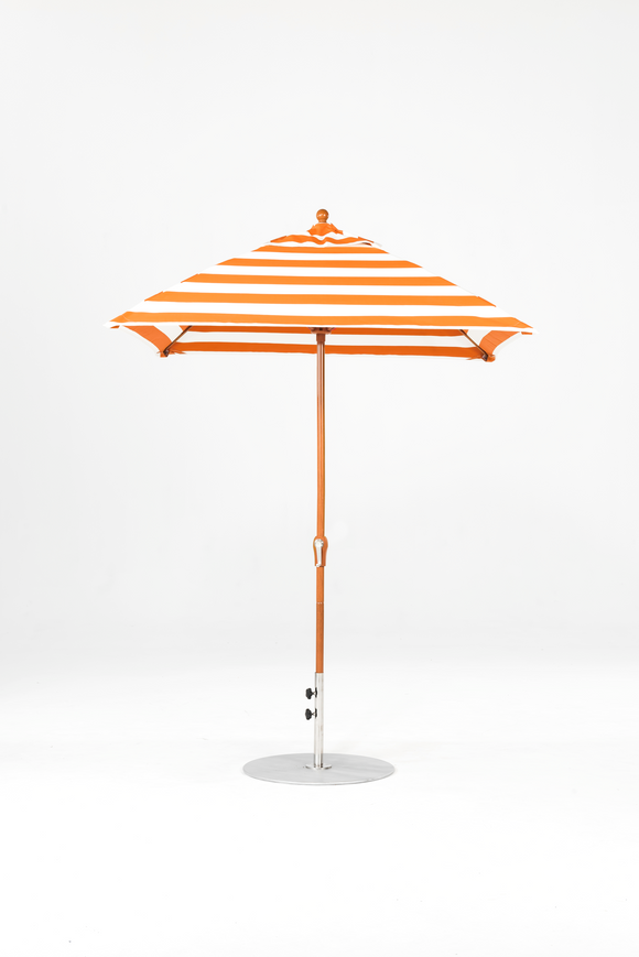 454FMC-SQ-005 Orange Stripe-Golden Oak