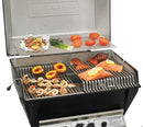 Broilmaster Premium Grill Package with Stainless Steel Cart & Side Shelf