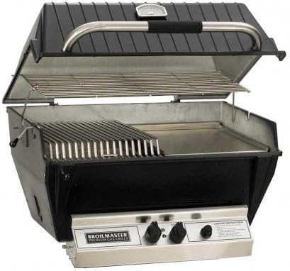 Broilmaster Premium Gas Grill Head with Flare Buster, Black