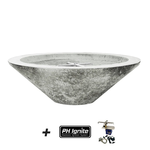 Prism Hardscapes Embarcadero Concrete Gas Fire Pit