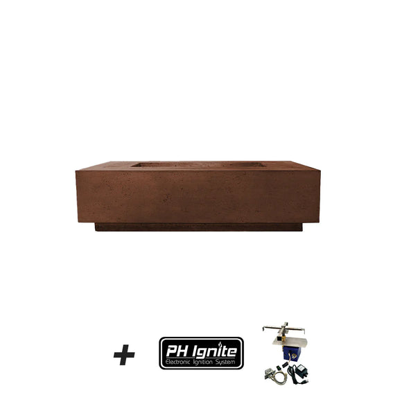 Prism Hardscapes Tavola 66 Slim Concrete Gas Fire Pit