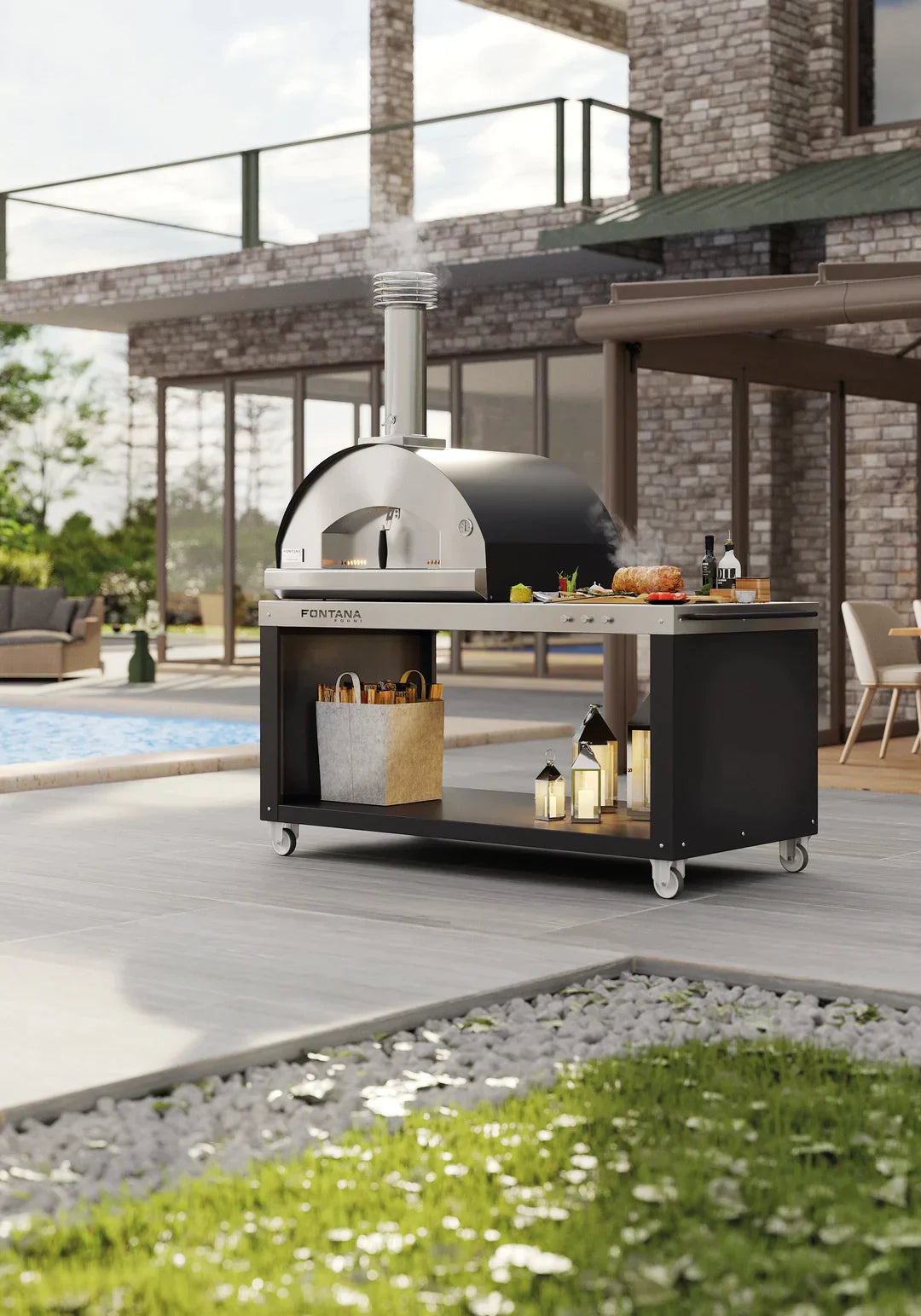 Fontana FIRENZE Hybrid Gas & Wood Oven