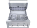 Sunstone Ruby Series 30 Inch Built-In Gas Grill – 3 Burners + LEDs