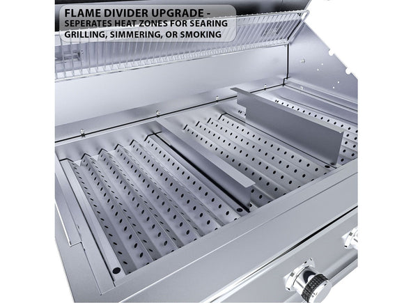 Sunstone Ruby Series 30 Inch Built-In Gas Grill – 3 Burners + LEDs