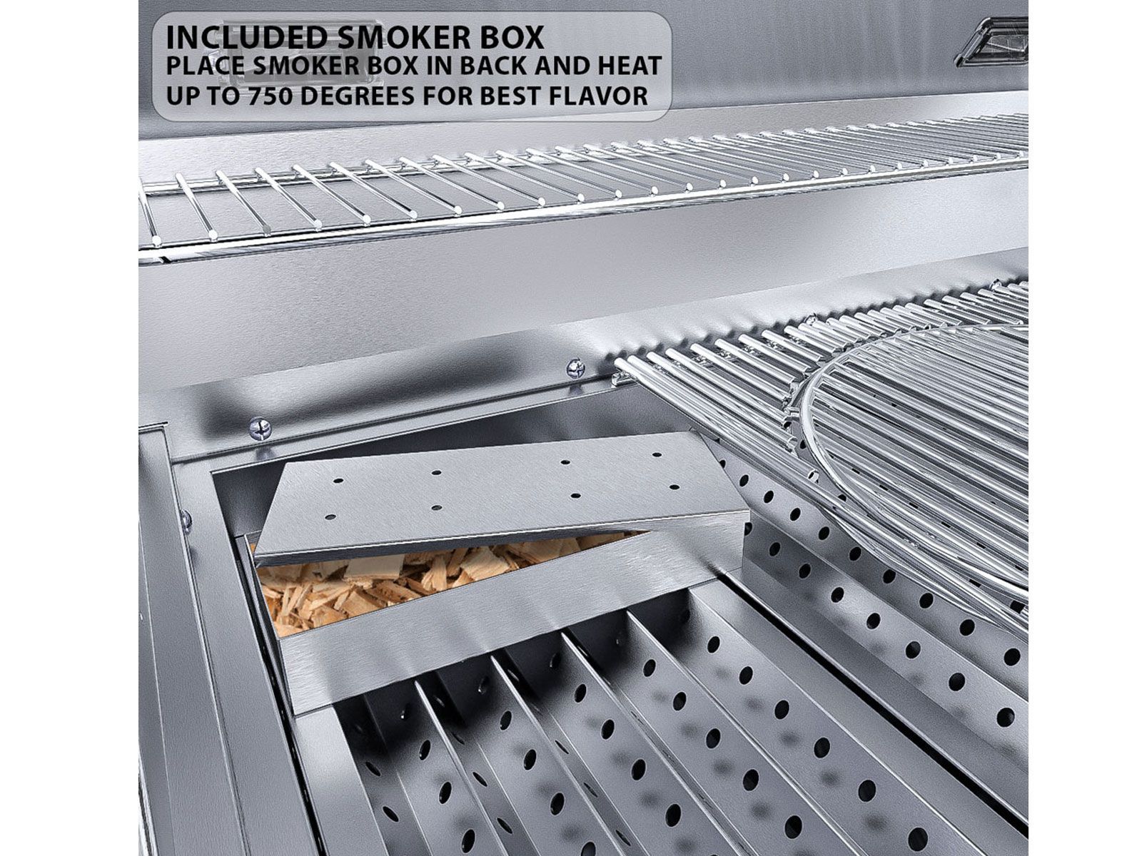 Sunstone Ruby Series 30 Inch Built-In Gas Grill – 3 Burners + LEDs