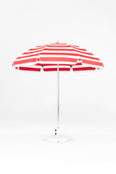 844FA 01-012 Red Stripe-Brushed Silver -  Manual Lift