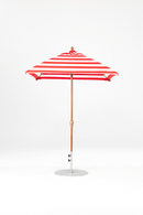 454FMC-SQ-012 Red Stripe-Golden Oak