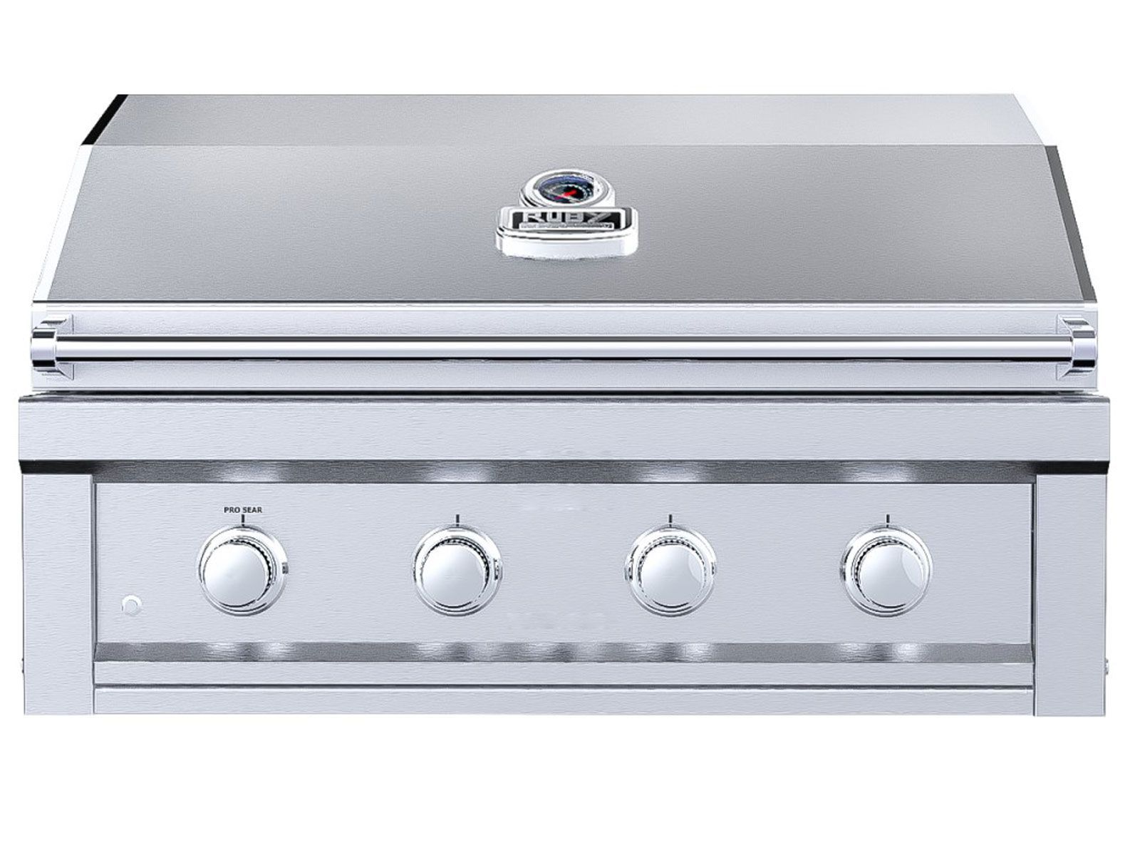 Sunstone Ruby Series 36 Inch 4-Burner Gas Grill – Pro-Sear + Lights