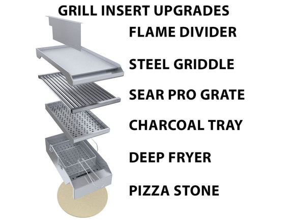 Sunstone Ruby Series 36 Inch 4-Burner Gas Grill – Pro-Sear + Lights