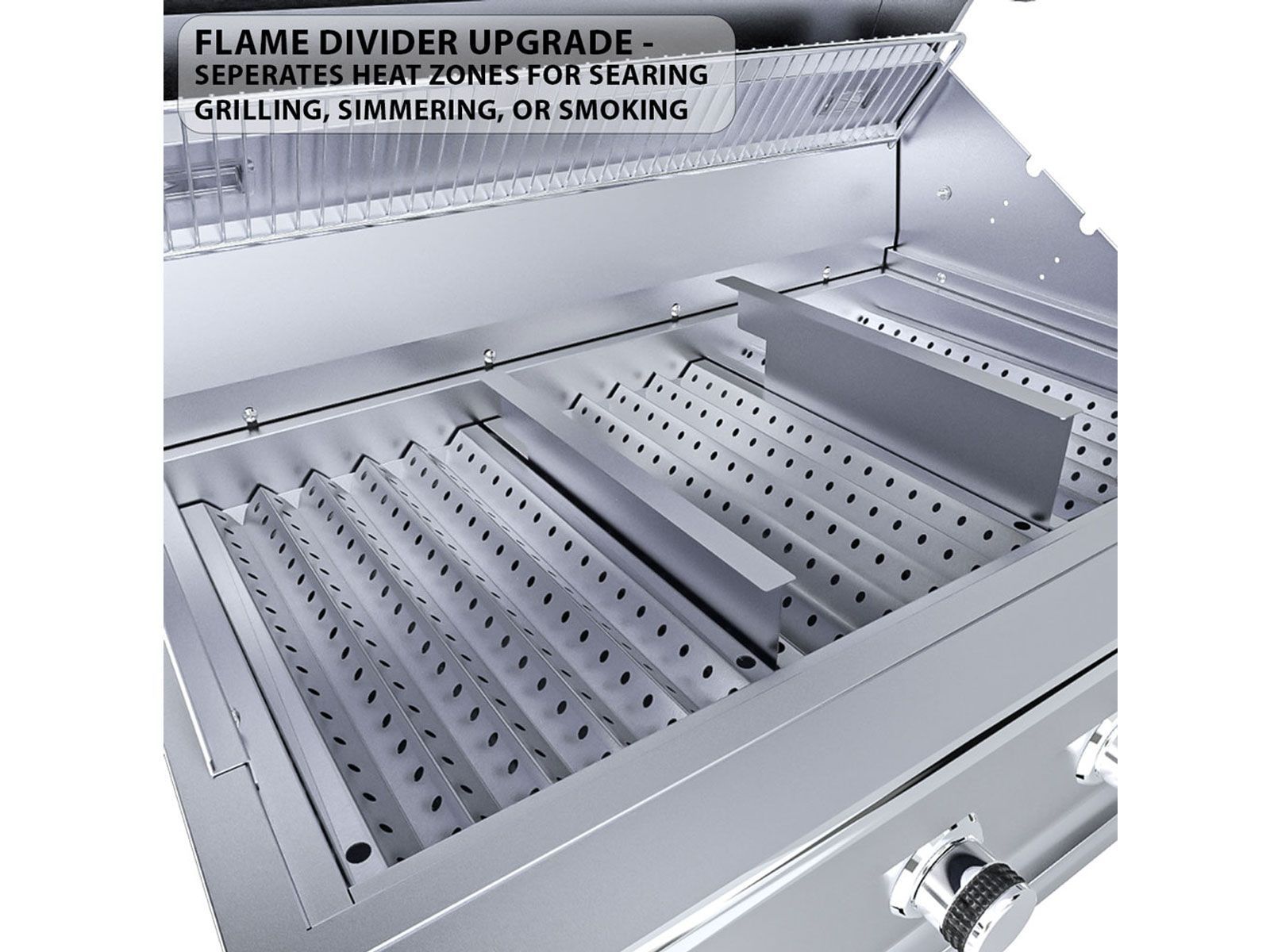 Sunstone Ruby Series 36 Inch 4-Burner Gas Grill – Pro-Sear + Lights