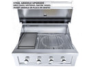 Sunstone Ruby Series 36 Inch 4-Burner Gas Grill – Pro-Sear + Lights