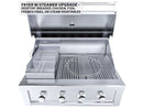 Sunstone Ruby Series 36 Inch 4-Burner Gas Grill – Pro-Sear + Lights