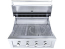 Sunstone Ruby Series 36 Inch 4-Burner Gas Grill – Pro-Sear + Lights