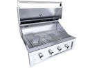 Sunstone Ruby Series 36 Inch 4-Burner Gas Grill – Pro-Sear + Lights