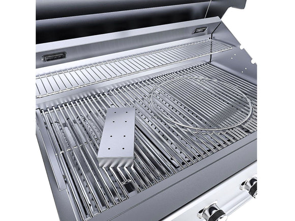 Sunstone Ruby Series 36 Inch 4-Burner Gas Grill – Pro-Sear + Lights