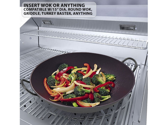 Sunstone Ruby Series 36 Inch 4-Burner Gas Grill – Pro-Sear + Lights