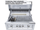 Sunstone Ruby 36 Inch Built-In Gas Grill – 4 Burners + Pro-Sear + LEDs