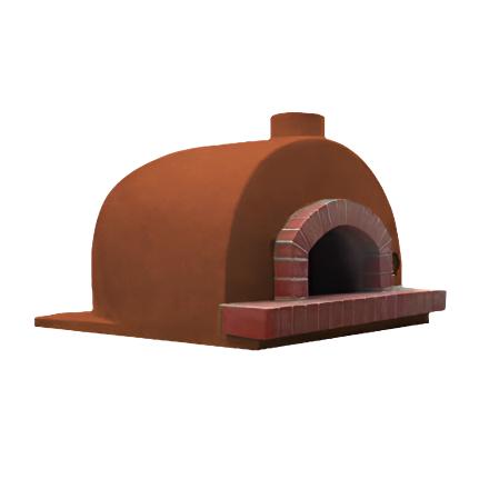 Forno Bravo 40 Inch Toscana100 Domed Wood Freestanding Pizza Oven