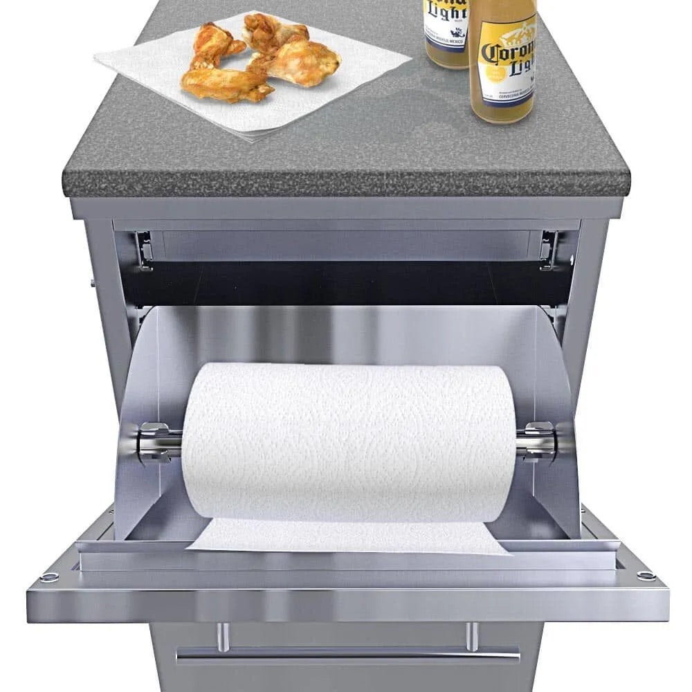 Sunstone 18 Inch Stainless Steel Propane Tank Drawer Base Cabinet