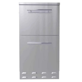 Sunstone 18-Inch Stainless Steel Cabinet – Propane Tank Drawer
