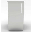 Sunstone 18-Inch Full Height Cabinet – Stainless Swing Door & Shelf