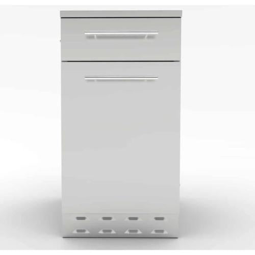 Sunstone 18 Inch Stainless Steel Propane Tank Drawer Base Cabinet