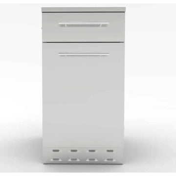 Sunstone 18 Inch Stainless Steel Propane Tank Drawer Base Cabinet