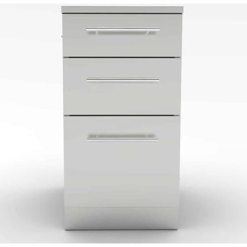 Sunstone Grills 18-Inch BBQ Island Cabinet – Triple Storage Drawers