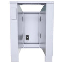 Sunstone Premium 24" Universal Outdoor Kitchen Base Cabinet for 15-Inch Wide Refrigeration