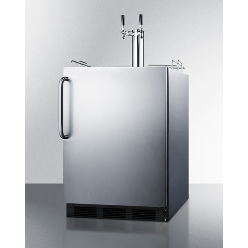 Summit 24 Inch Outdoor ADA Kegerator with Solid Door