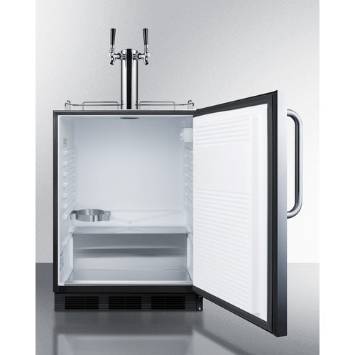 Summit 24 Inch Outdoor ADA Kegerator with Solid Door