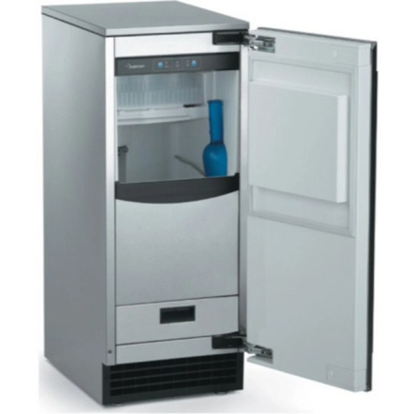 Scotsman 15-Inch Outdoor Brilliance Nugget Ice Maker with Solid Stainless Steel Door