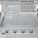 Sunstone The Houston 9 Foot 8 Inch Outdoor Griller’s Paradise Island Package-10