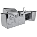 Sunstone Summit 10 Ft Outdoor ADA Kitchen Cabinet Island Package