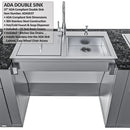 Sunstone Summit 10 Ft Outdoor ADA Kitchen Cabinet Island Package