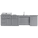 Sunstone Summit 10 Ft Outdoor ADA Kitchen Cabinet Island Package