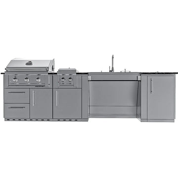 Sunstone Summit 10 Ft Outdoor ADA Kitchen Cabinet Island Package