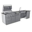 Sunstone Summit 10 Ft Outdoor ADA Kitchen Cabinet Island Package