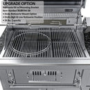 Sunstone The Alamo 10-Foot Outdoor Kitchen Island with Hybrid Grill