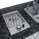 Sunstone The Bayou 8 Foot 6 Inch Outdoor Kitchen Island