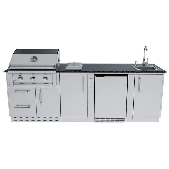 Sunstone The Bayou 8 Foot 6 Inch Outdoor Kitchen Island