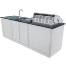 Sunstone The Bayou 8 Foot 6 Inch Outdoor Kitchen Island