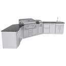 Sunstone The Big Texan 21-Foot Outdoor Kitchen Cabinet Island