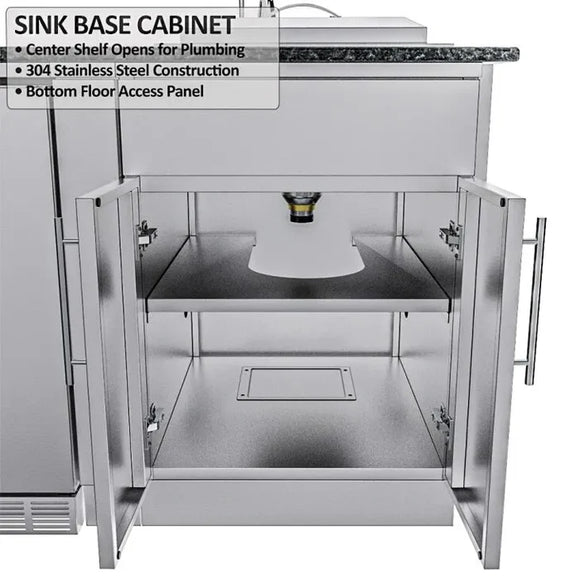 Sunstone The Big Texan 21-Foot Outdoor Kitchen Cabinet Island