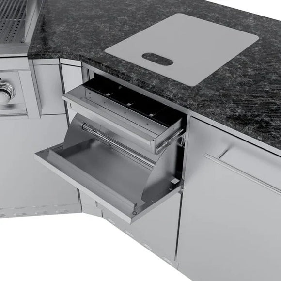 Sunstone The Big Texan 21-Foot Outdoor Kitchen Cabinet Island